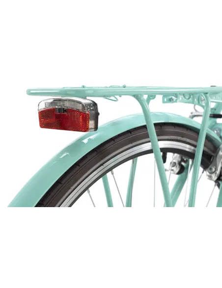 Rower Trekkingowy Damski 28 Oświetlenie 21 bieg