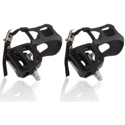 Pedały Dwustronne Spinningowe 7922 do Roweru Stacjonarnego Nierdzewna Oś