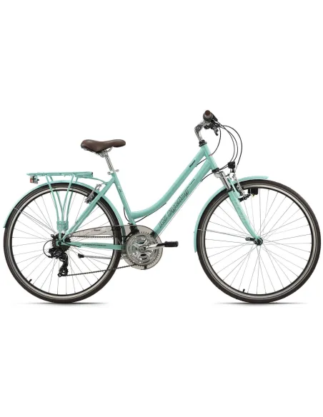 Rower Trekkingowy Damski 28 Bagaż 21 bieg Światła