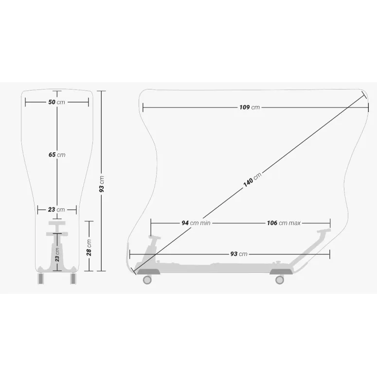 Torba Transportowa Na Rower SCICON AeroComfort 3.0 Pokrowiec Zamek TSA - 2