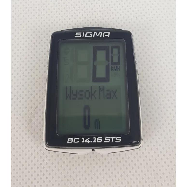 Licznik Rowerowy Bezprzewodowy SIGMA BC 14.16 STS