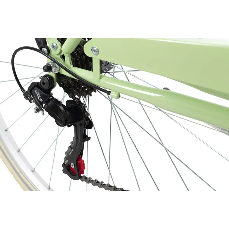 Rower Miejski Damski 28 Bagażnik 6 bieg Dzwonek