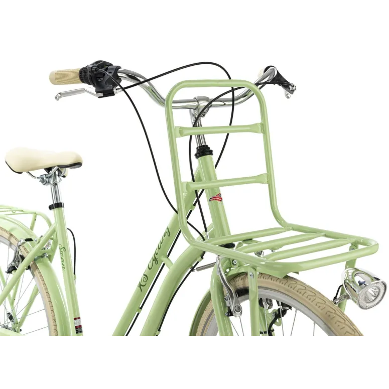 Rower Miejski Damski 28 Bagażnik 6 bieg Dzwonek