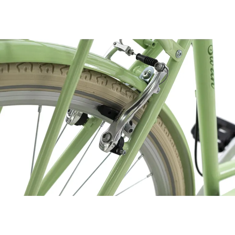 Rower Miejski Damski 28 Bagażnik 6 bieg Dzwonek