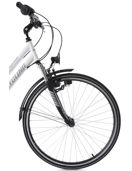 Rower Trekkingowy Damski 28 Światła 21 bieg Bagaż