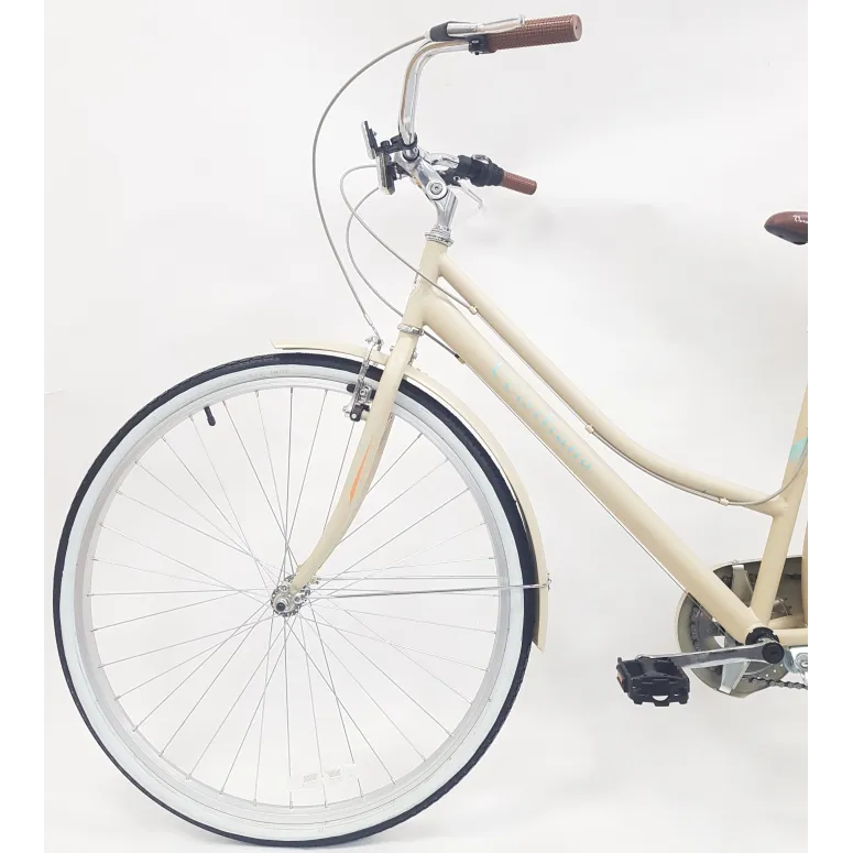 Rower Miejski Damski 28 Bagażnik 7 bieg Błotniki