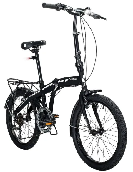 Rower Składany 20 Bagaż 6 bieg Unisex Oświetlenie