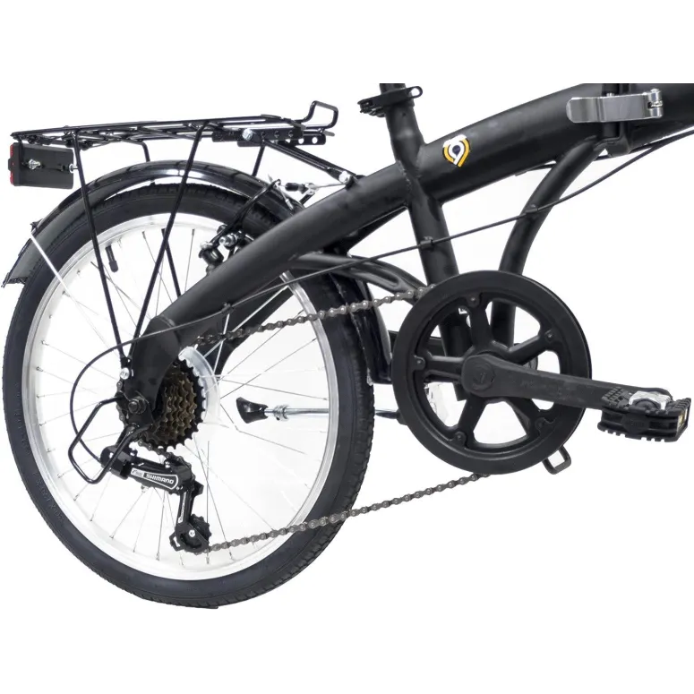 Rower Miejski Składany 20 Bagażnik 6 bieg Składak