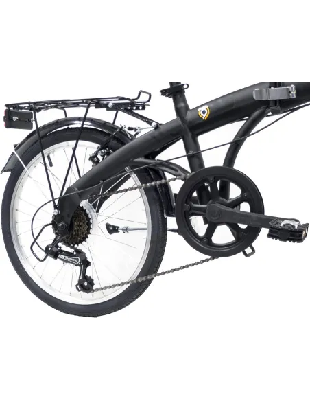 Rower Miejski Składany 20 Bagażnik 6 bieg Składak