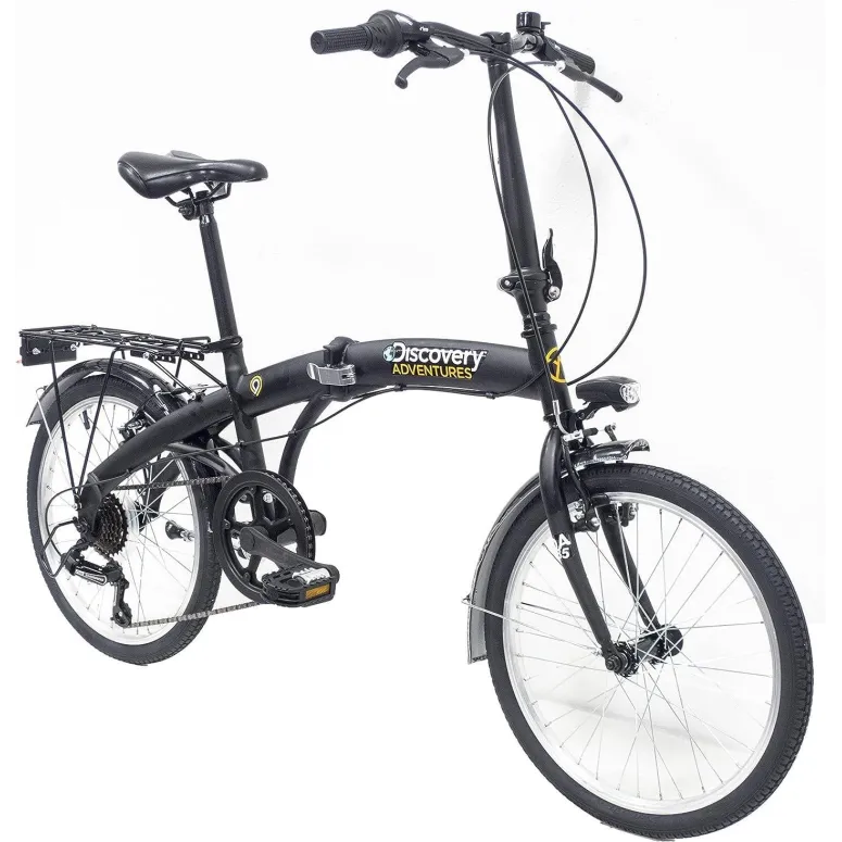 Rower Miejski Składany 20 Bagażnik 6 bieg Składak