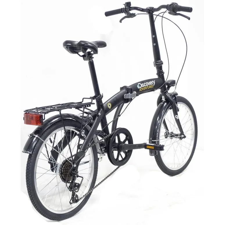 Rower Miejski Składany 20 Bagażnik 6 bieg Składak