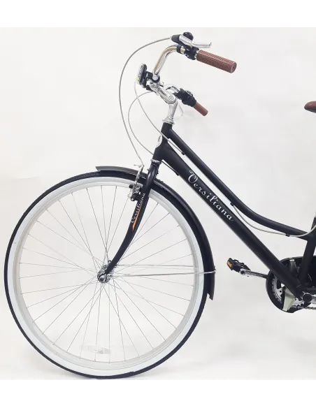 Rower Miejski 28 Unisex 7 bieg Bagaż Oświetlenie