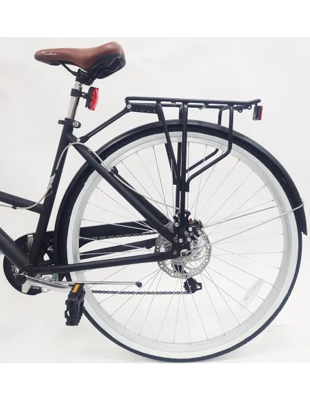 Rower Miejski 28 Unisex 7 bieg Bagaż Oświetlenie
