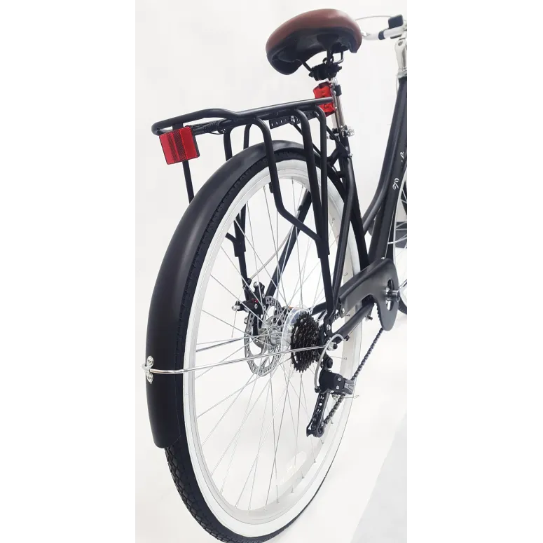 Rower Miejski 28 Unisex 7 bieg Bagaż Oświetlenie