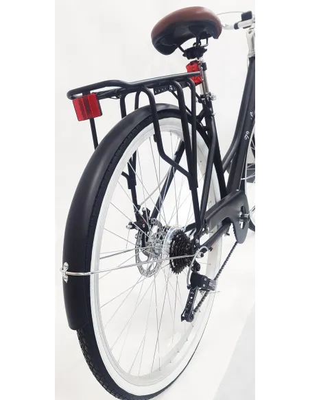 Rower Miejski 28 Unisex 7 bieg Bagaż Oświetlenie