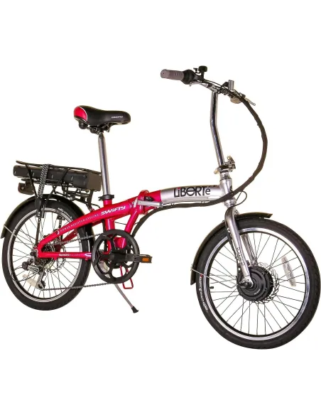 Elektryczny Rower Składany 20 Z Bagażnikiem Wyświetlacz LED Ebike Składak