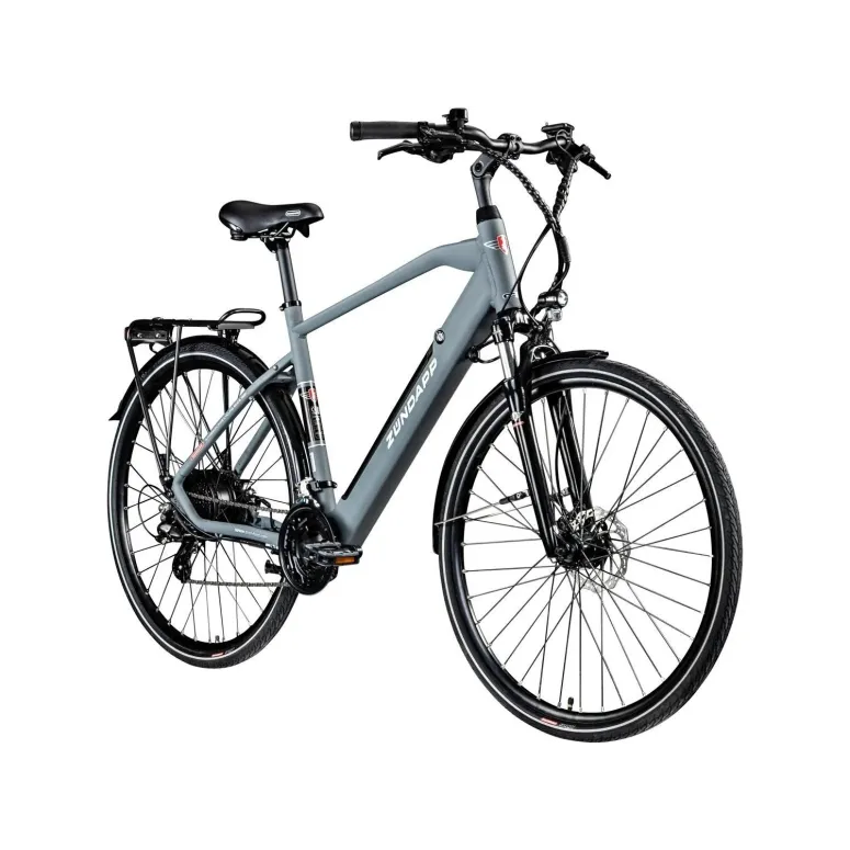 Elektryczny Rower Męski Trekkingowy 28 Hamulce Hydrauliczne Wspomaganie 36V