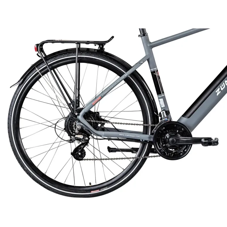 Elektryczny Rower Męski Trekkingowy 28 Hamulce Hydrauliczne Wspomaganie 36V