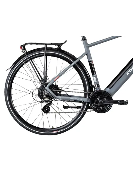 Elektryczny Rower Męski Trekkingowy 28 Hamulce Hydrauliczne Wspomaganie 36V