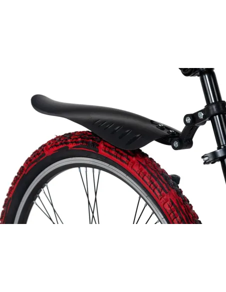 Górski Rower Młodzieżowy Uniwersalny 24 Tarcze Mechaniczne Błotniki Światła - 6