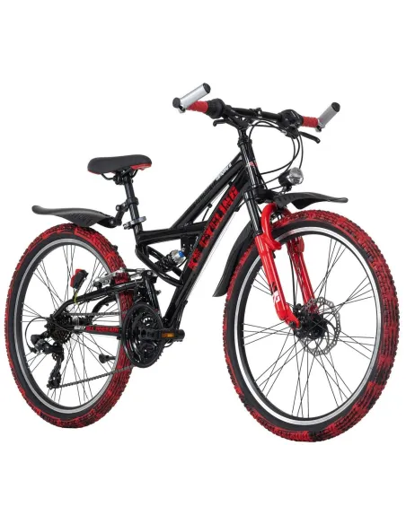 Górski Rower Młodzieżowy Uniwersalny 24 Tarcze Mechaniczne Błotniki Światła - 10