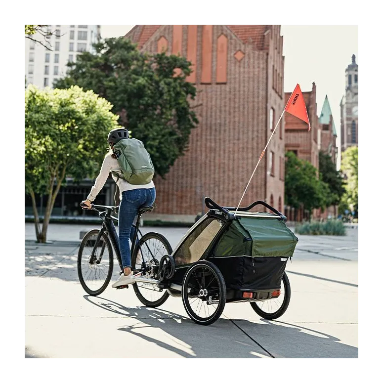 Przyczepka Rowerowa THULE Chariot Cab 2 Amortyzacja 2 Dzieci Bagażnik 100 L