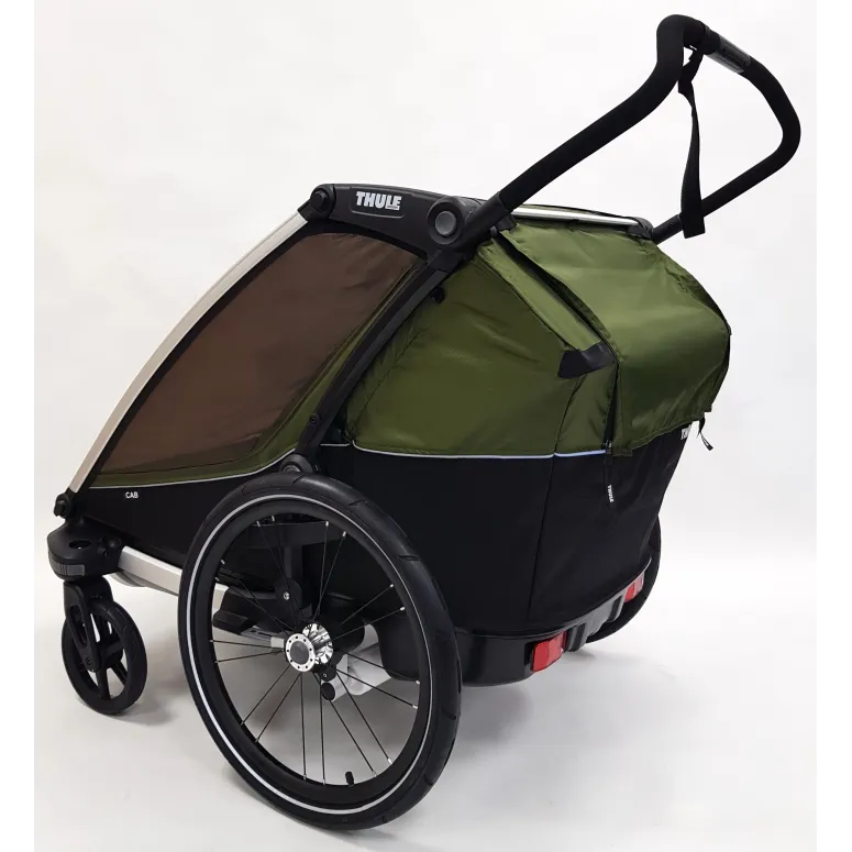 Przyczepka Rowerowa THULE Chariot Cab 2 Amortyzacja 2 Dzieci Bagażnik 100 L