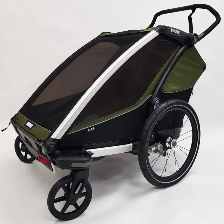 Przyczepka Rowerowa THULE Chariot Cab 2 Amortyzacja 2 Dzieci Bagażnik 100 L