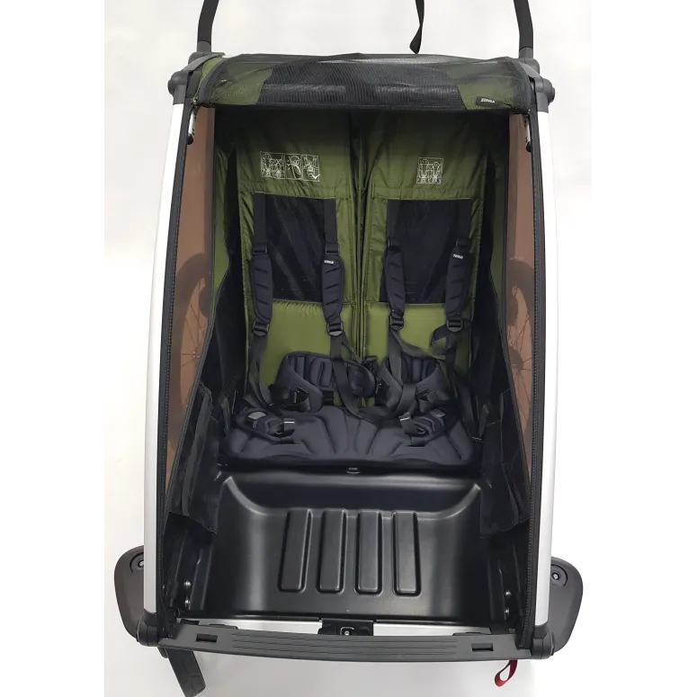 Przyczepka Rowerowa THULE Chariot Cab 2 Amortyzacja 2 Dzieci Bagażnik 100 L