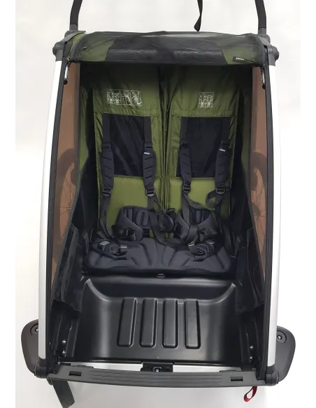 Przyczepka Rowerowa THULE Chariot Cab 2 Amortyzacja 2 Dzieci Bagażnik 100 L