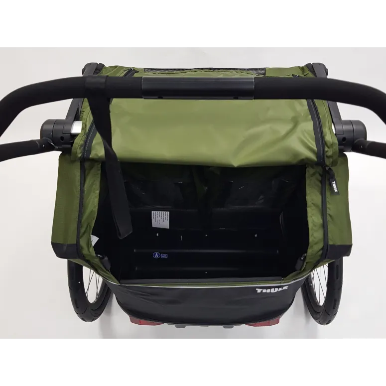 Przyczepka Rowerowa THULE Chariot Cab 2 Amortyzacja 2 Dzieci Bagażnik 100 L