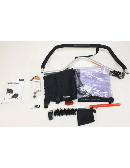 Przyczepka Rowerowa THULE Chariot Cab 2 Amortyzacja 2 Dzieci Bagażnik 100 L