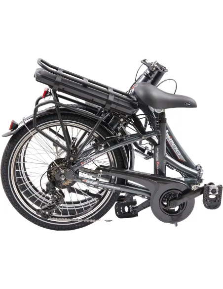 Rower Elektryczny Składany 20 ALU 250W 5 trybów Unisex Dzwonek Błotniki - 7