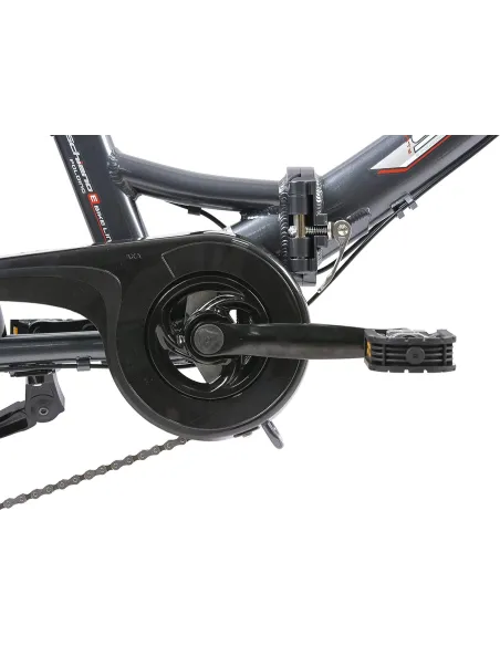 Rower Elektryczny Składany 20 ALU 250W 5 trybów Unisex Dzwonek Błotniki - 5