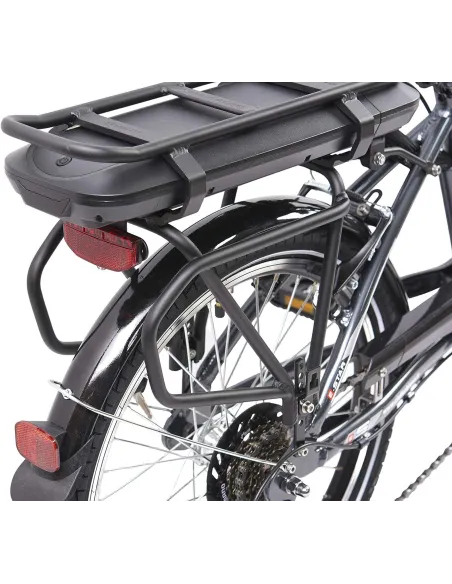 Rower Elektryczny Składany 20 ALU 250W 5 trybów Unisex Dzwonek Błotniki - 3