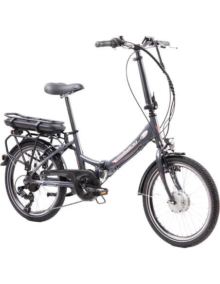 Rower Elektryczny Składany 20 ALU 250W 5 trybów Unisex Dzwonek Błotniki - 8