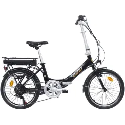 Elektryczny Rower Składany 20 ALU Unisex 6 bieg Revo V-brake Bagaż Światła