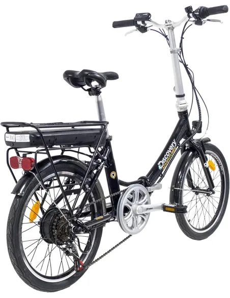 Elektryczny Rower Składany 20 ALU Unisex 6 bieg Revo V-brake Bagaż Światła