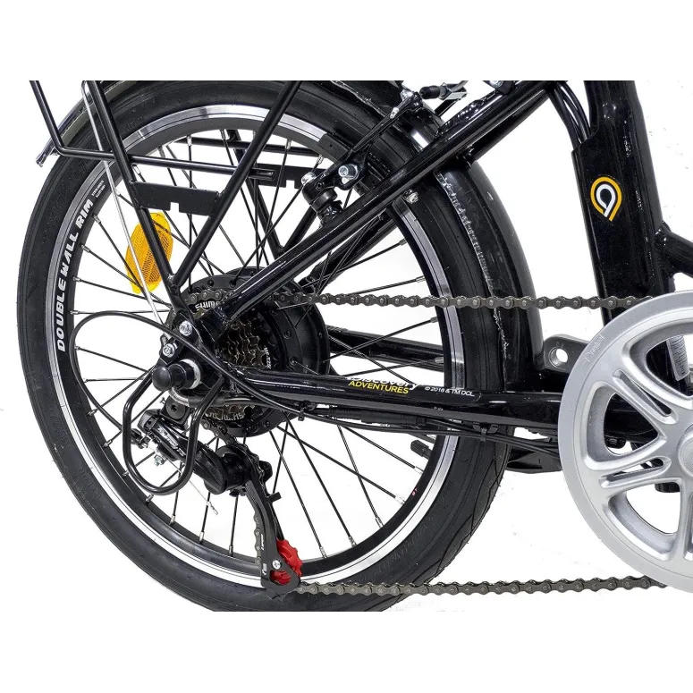 Elektryczny Rower Składany 20 ALU Unisex 6 bieg Revo V-brake Bagaż Światła