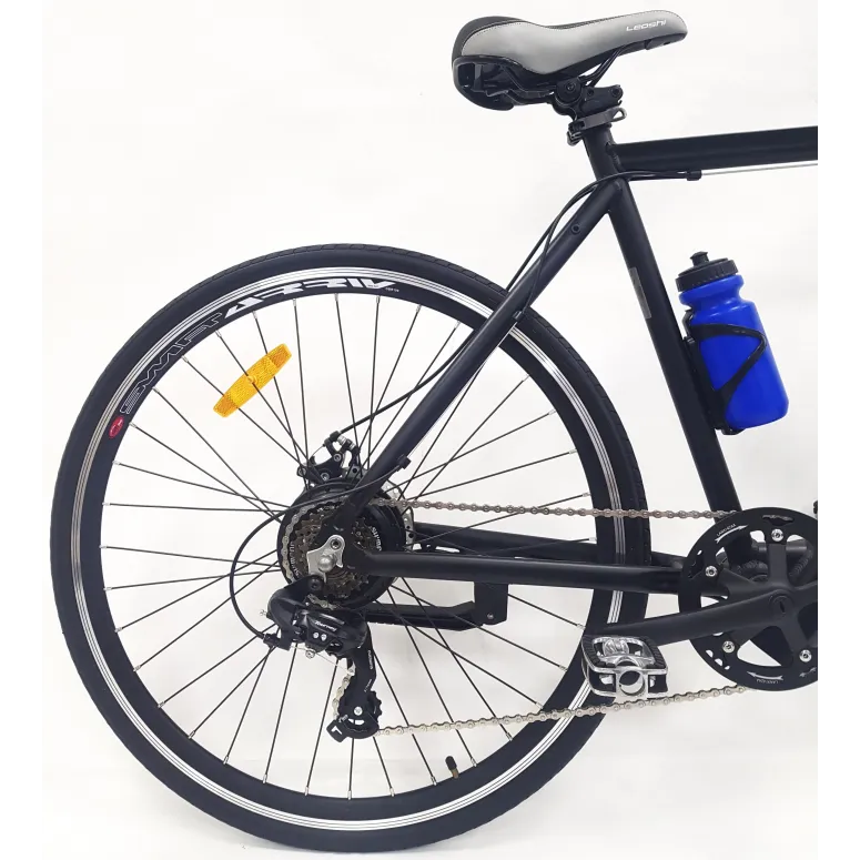 Elektryczny Rower Miejski Męski 28 Wspomaganie 6 bieg ALU Tarcze Światła