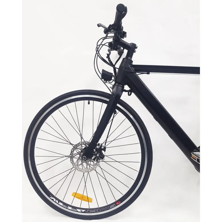 Elektryczny Rower Miejski Męski 28 Wspomaganie 6 bieg ALU Tarcze Światła