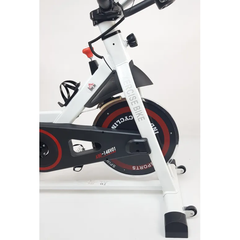 Rower Treningowy Stacjonarny HomCom A90-146V01 Spinningowy Składany 100kg