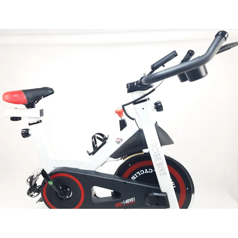 Rower Treningowy Stacjonarny HomCom A90-146V01 Spinningowy Składany 100kg