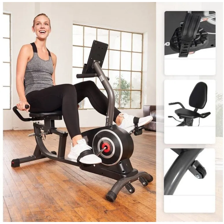 Rower Treningowy Poziomy Stacjonarny Magnetyczny SportPlus SP-RB-9500-IE