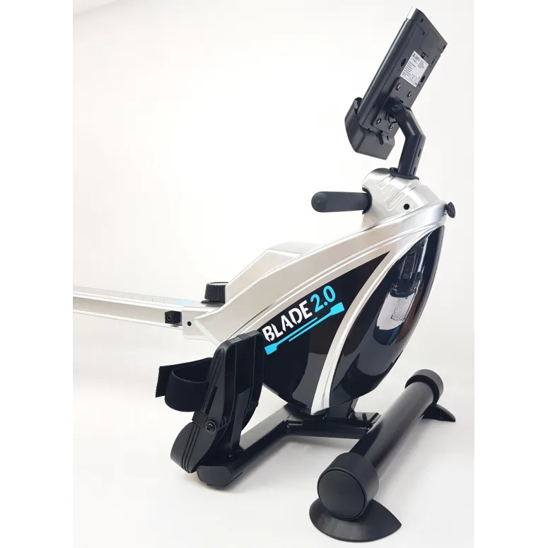 Wioślarz Magnetyczny Składany Bluefin Blade 2.0 LCD Aplikacja Napęd Pasowy