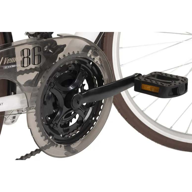 Rower Trekkingowy Damski 28 Revo 21 bieg Dzwonek Światła Bagażnik Błotniki