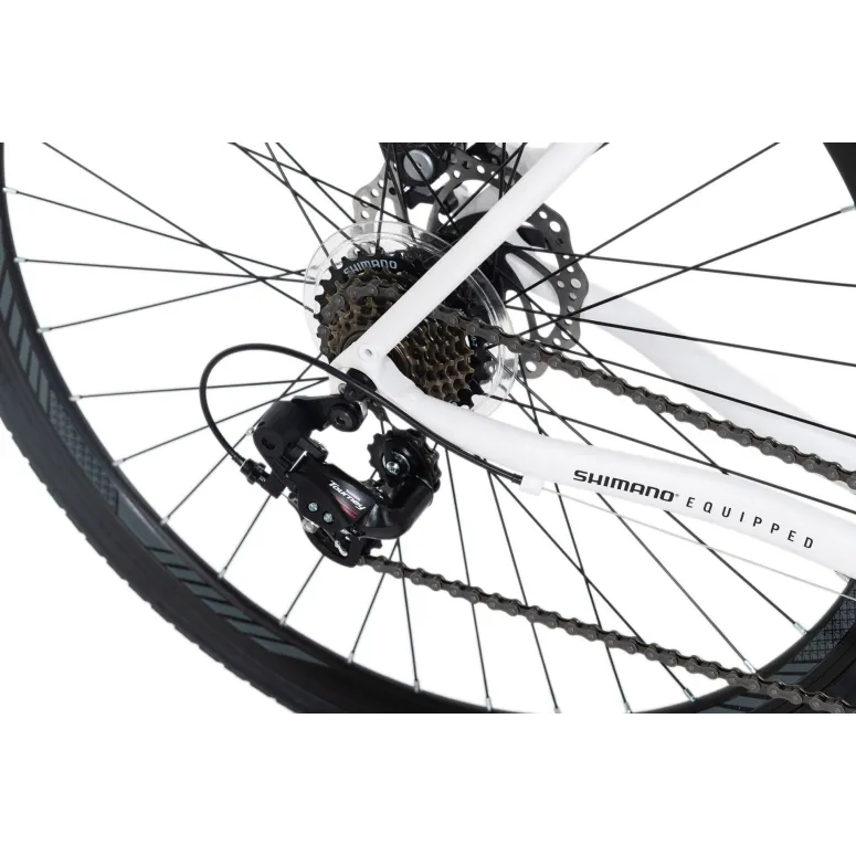 Rower Szosowy Męski 28 Tarcze 14 biegów Aluminiowy Dzwonek Szosówka Shimano