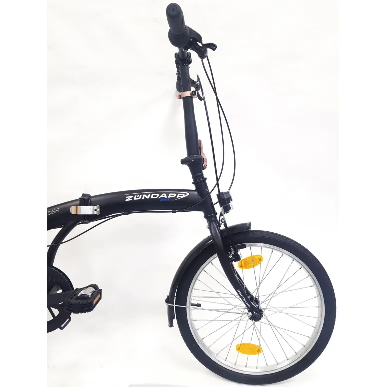 Rower Składany 20 Składak Miejski Bagażnik Męski Damski Oświetlenie Dzwonek