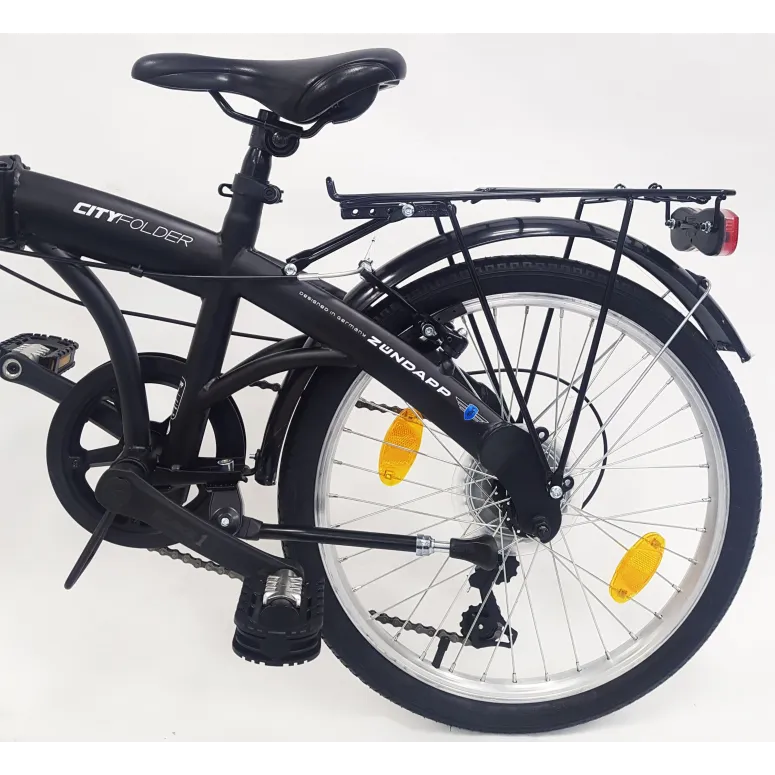 Rower Składany 20 Składak Miejski Bagażnik Męski Damski Oświetlenie Dzwonek
