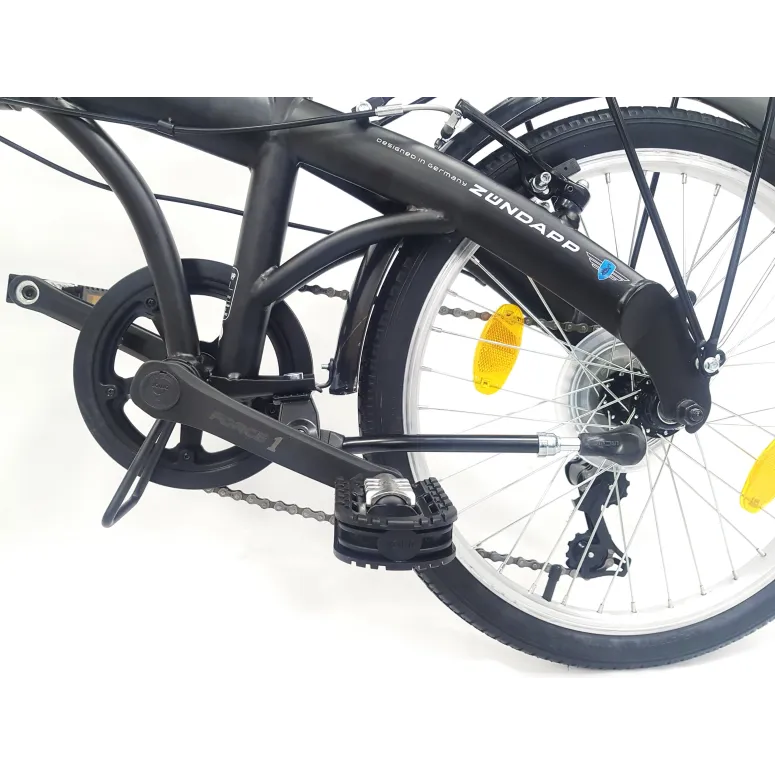 Rower Składany 20 Składak Miejski Bagażnik Męski Damski Oświetlenie Dzwonek